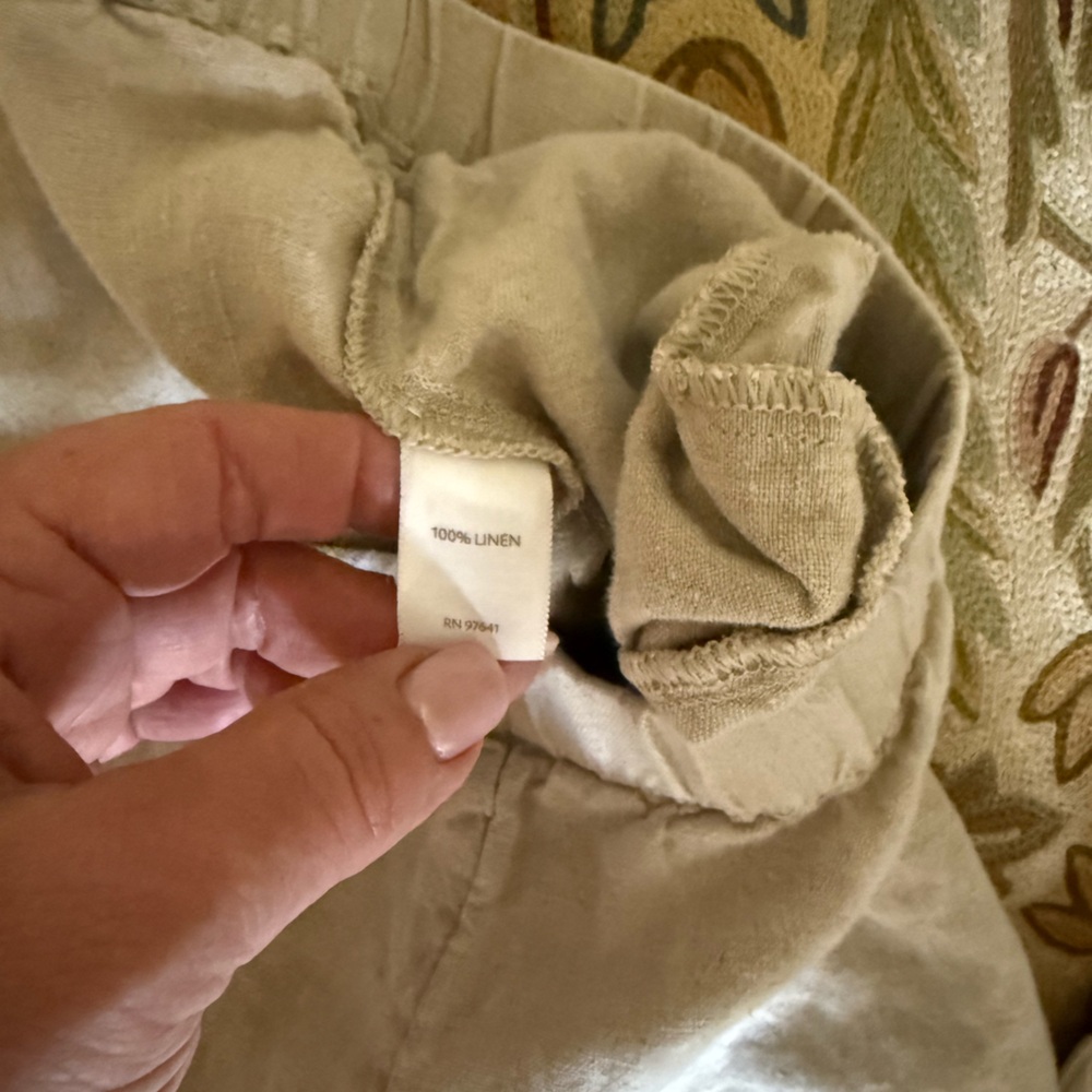 J. Jill Love Linen Pull on Crops, 3X - Picture 3 of 9